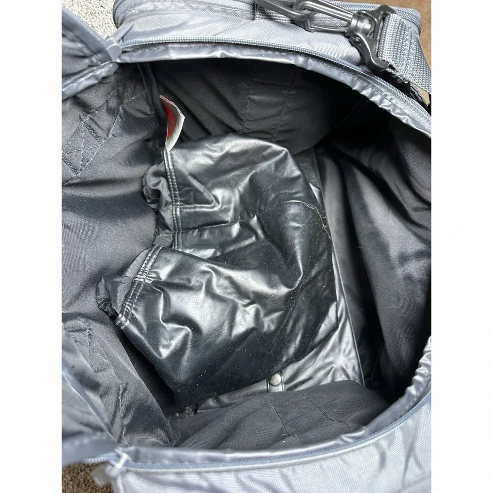 Vintage 80s 90s Nike X Sports Ball Equipment Duffel Bag Gray Basketball 18